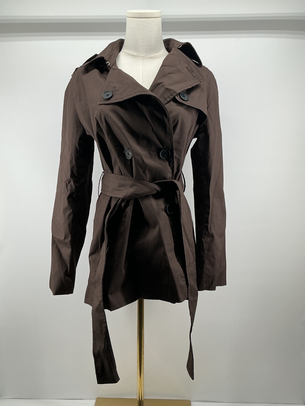 Comfort Stretch Short Trench Coat